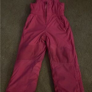 L.L. Bean Kids Raspberry Snowpants